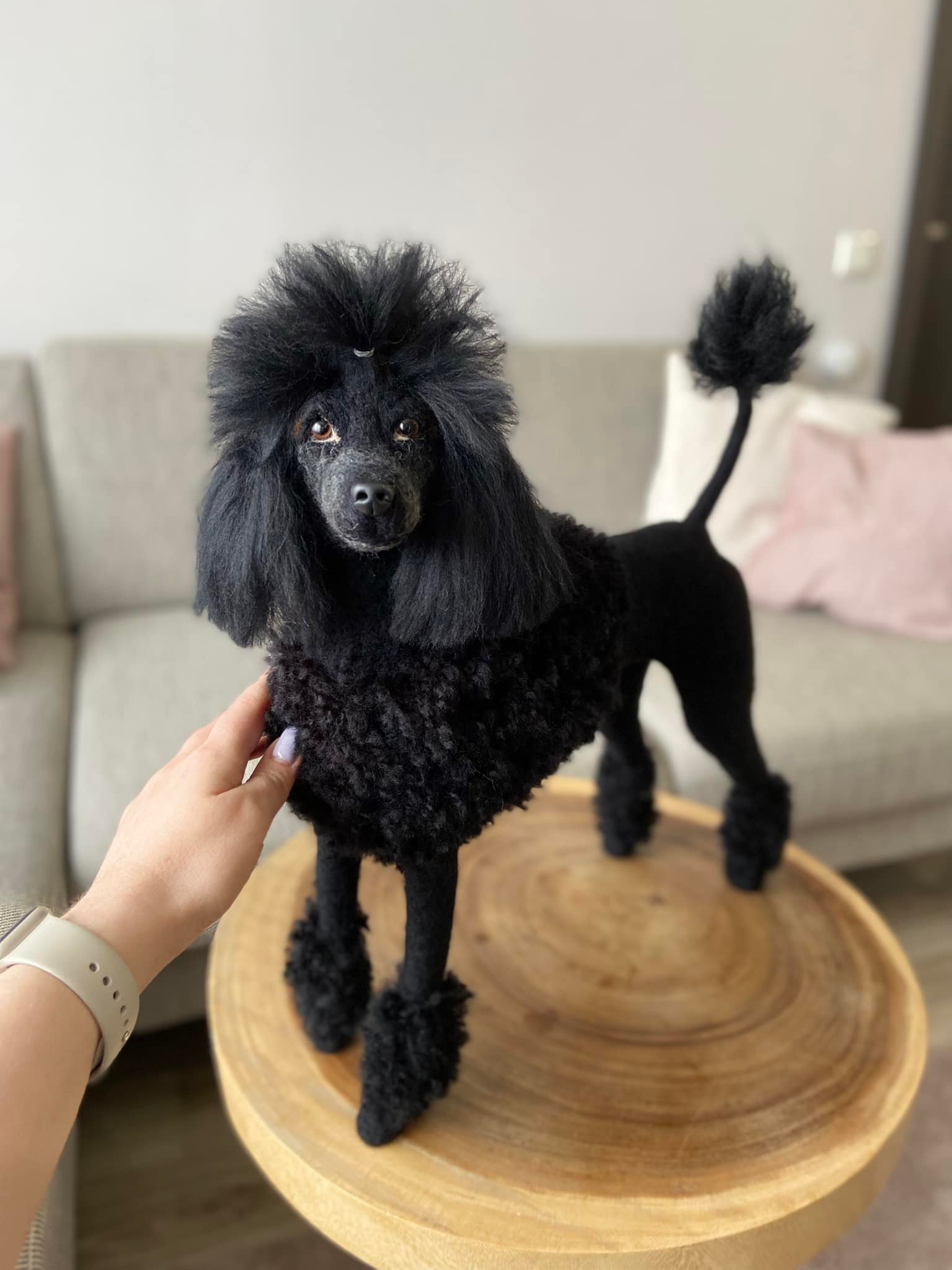꒳`*) #羊毛フェルトトイプードル #人形作家 #artwork #toypoodle