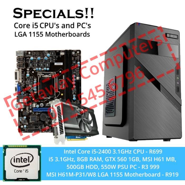 💻 Combo Includes: 🔹 ASRock H97 Motherboard 🔹 Intel Core i5 4th