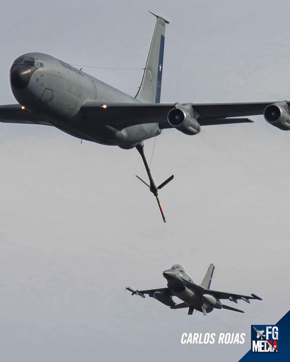 FGMEDIA.cl - Aeronaves KC-135E STRATOTANKER y F-16... | Facebook