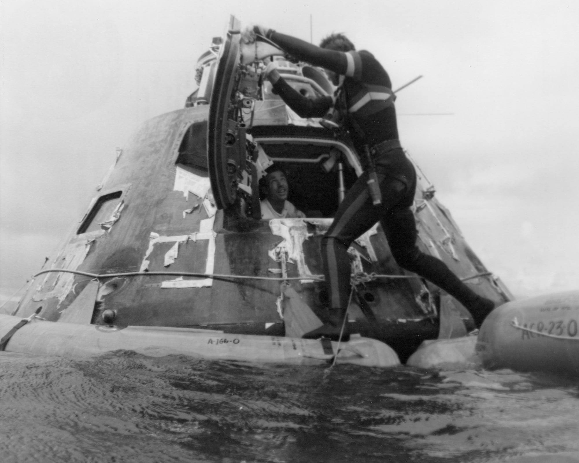 Apollo XV returns to Earth on August 7, 1971