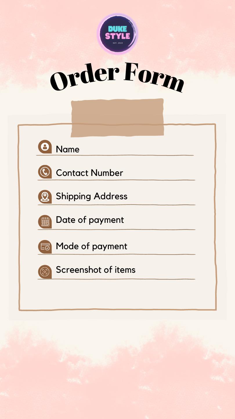 Duke Style - 📌 Please be guided ‼️