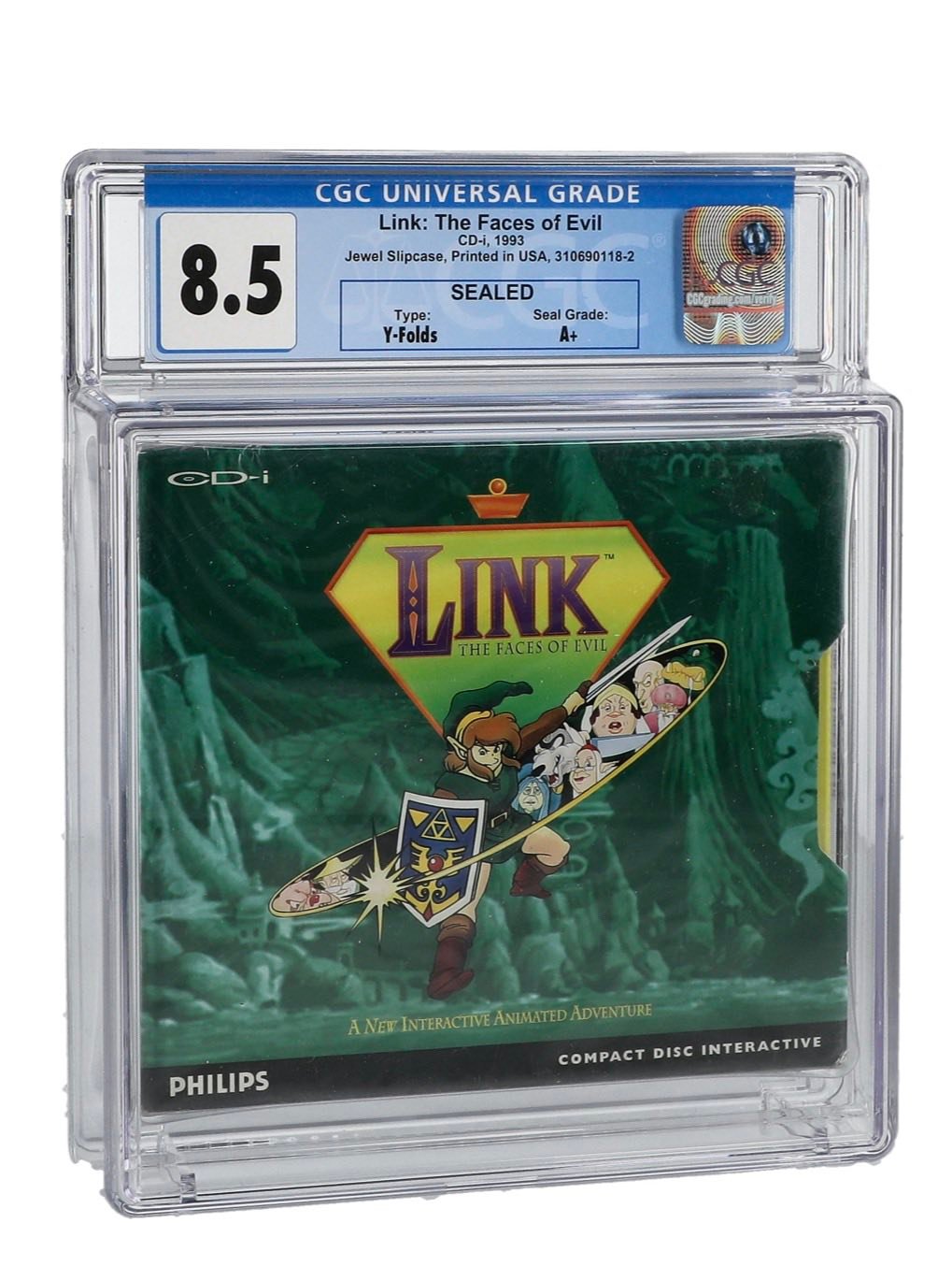 🚨💎 ULTRA RARE ZELDA COLLECTIBLE 💎🚨 🎮 1993 Philips CD-i Link