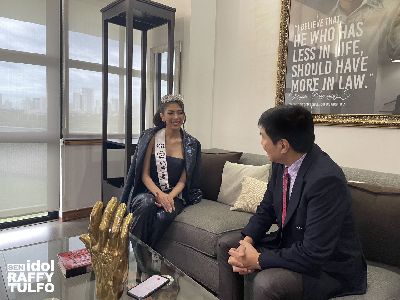 Raffy Tulfo - In Photos: Binisita ni Binibining Pilipinas... | Facebook