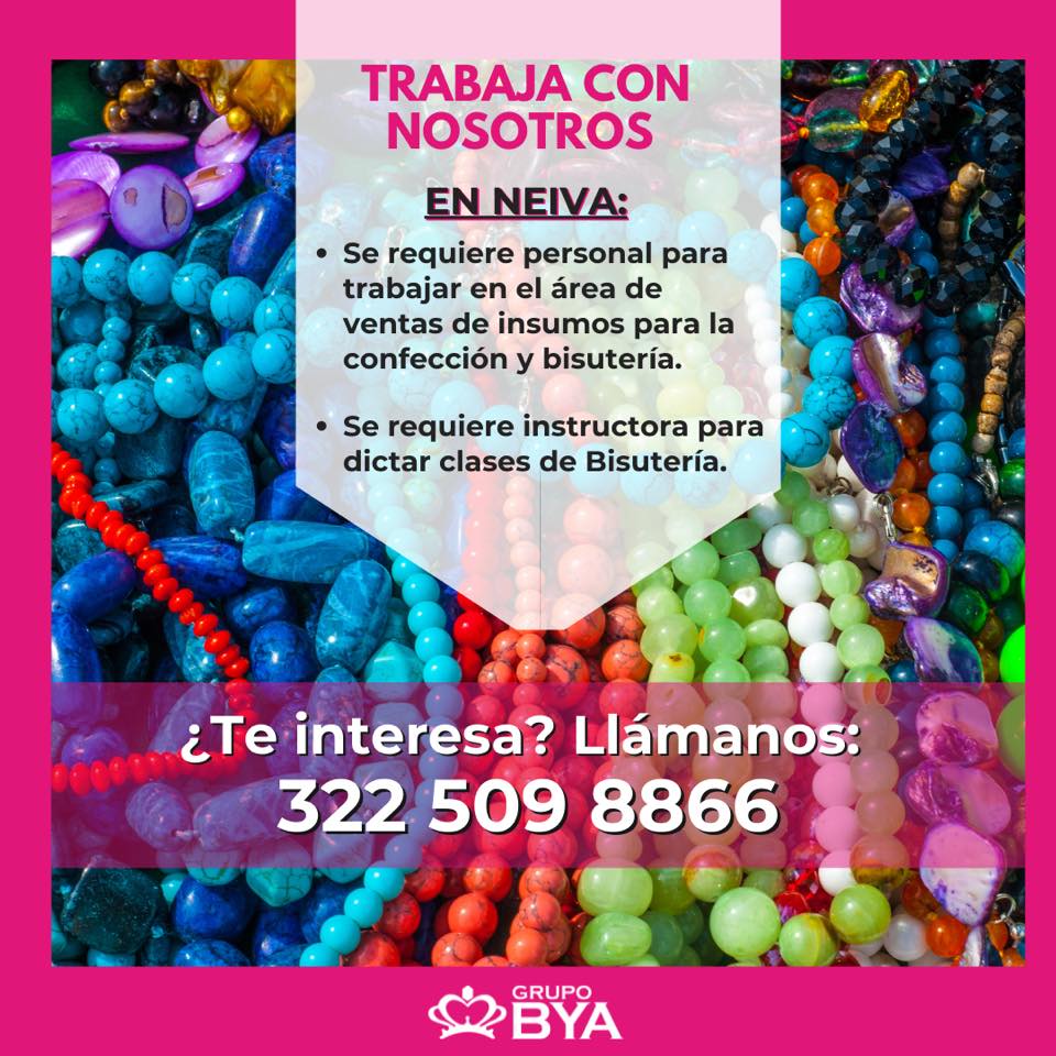 Grupo BYA - Estamos buscando 🔎EN NEIVA: 🔸 Personal... | Facebook