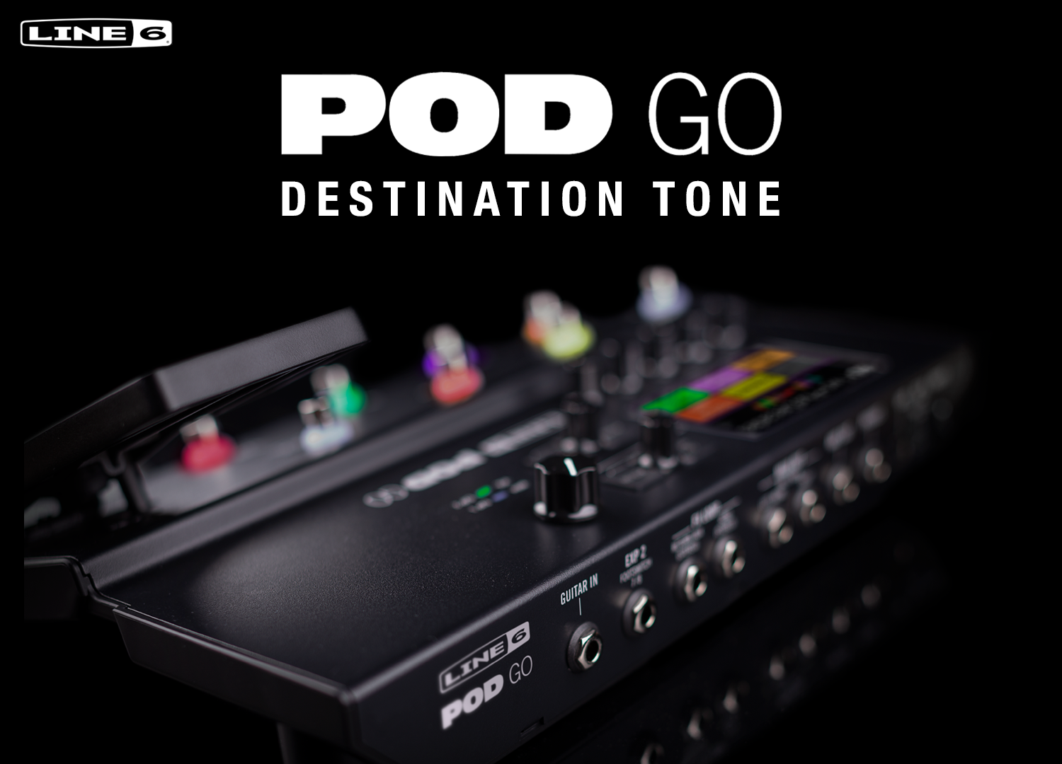 Line - POD GO Multi Effects ขนาดพกพารุ่นใหม่ล่าสุดของ Line6 ที่มีภาค ...