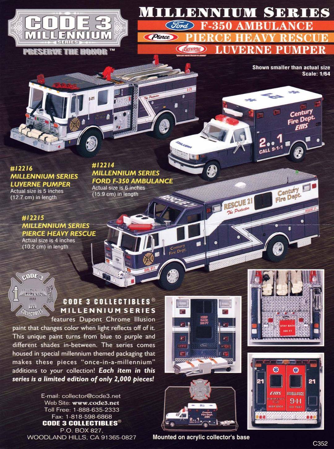 Code 3 Collectibles - Collectors Guide