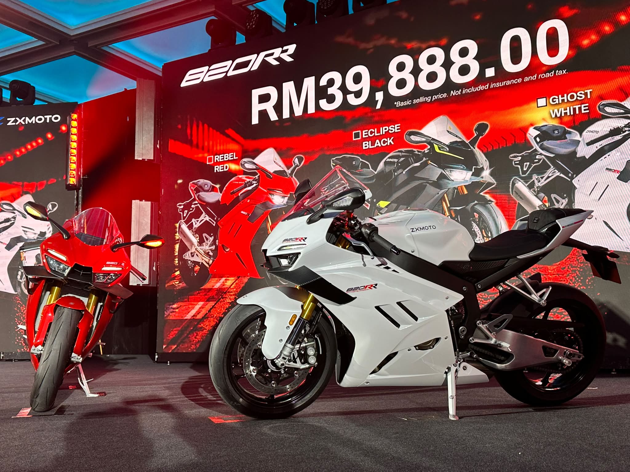 朱蒙✨ 摩托推介】🏁🔥 ZXMOTO 820RR正式登陆大马！售价RM39,888
