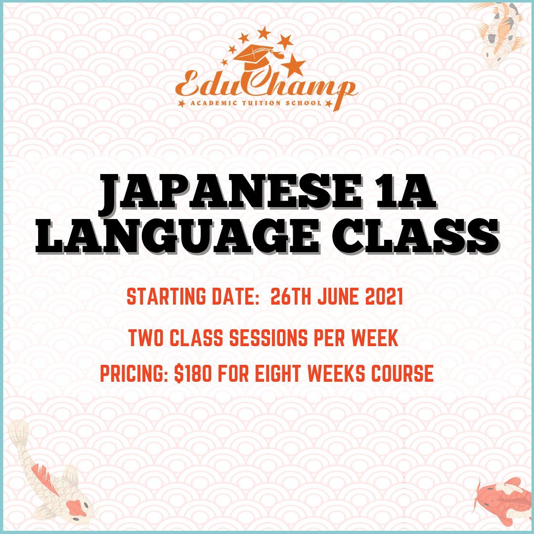 OUR BEGINNER'S JAPANESE CLASS IS... - ECA Tuition School