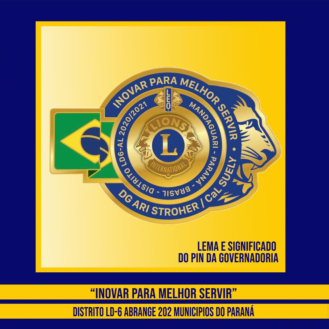LIONS - Você conhece o Lema e o significado do PIN da Governadoria do ...
