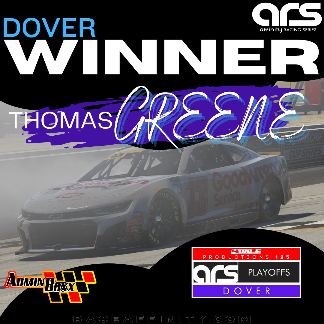 Congrats to Thomas Greene!... - Affinity Racing Series