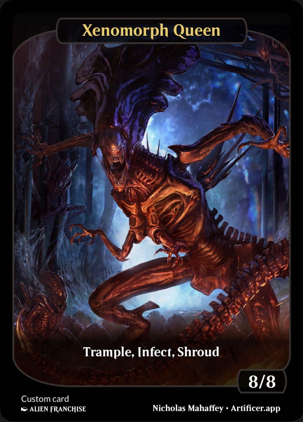 Ripley's alien 3 story in custom magic cards