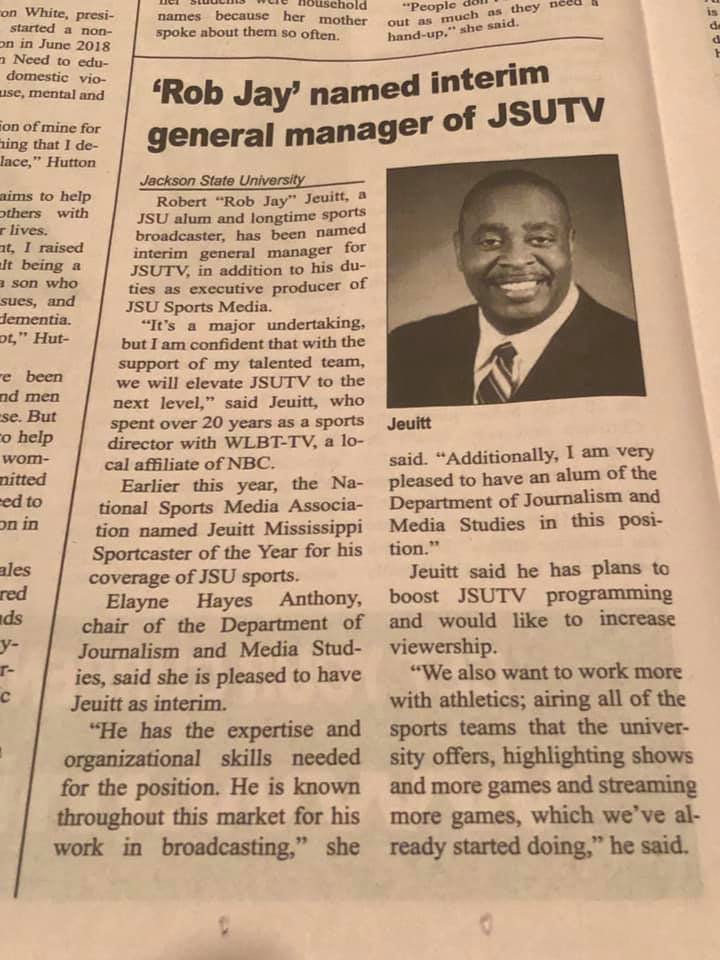 Congratulations to Bro. Robert Rob Jay Jeuitt for being name interim ...