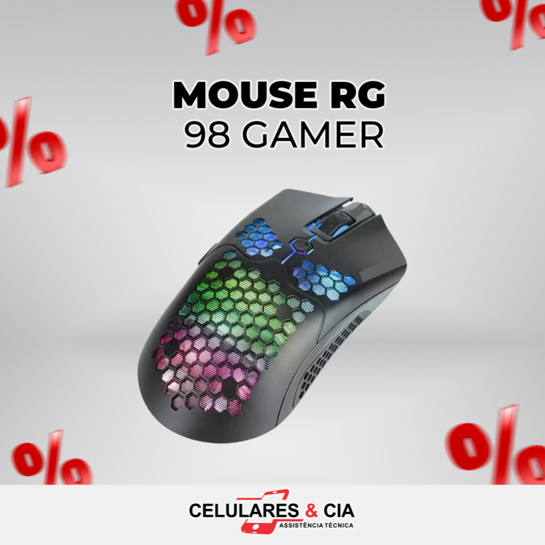 O novo mouse RG-98 Gamer da War Shark... - Cell & Cia Store