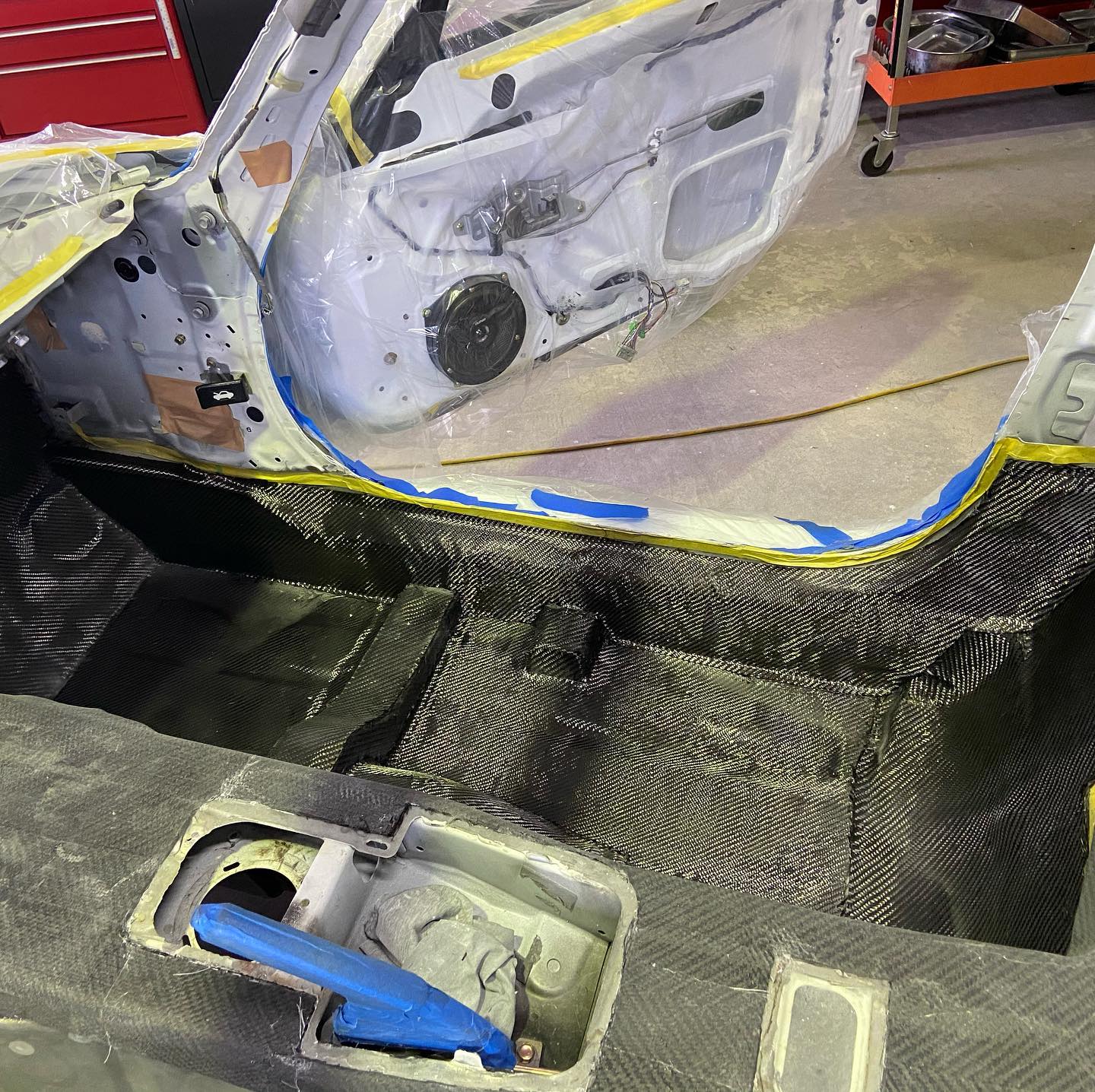 S2K driver side floor carbon fiber... - Opera Performance