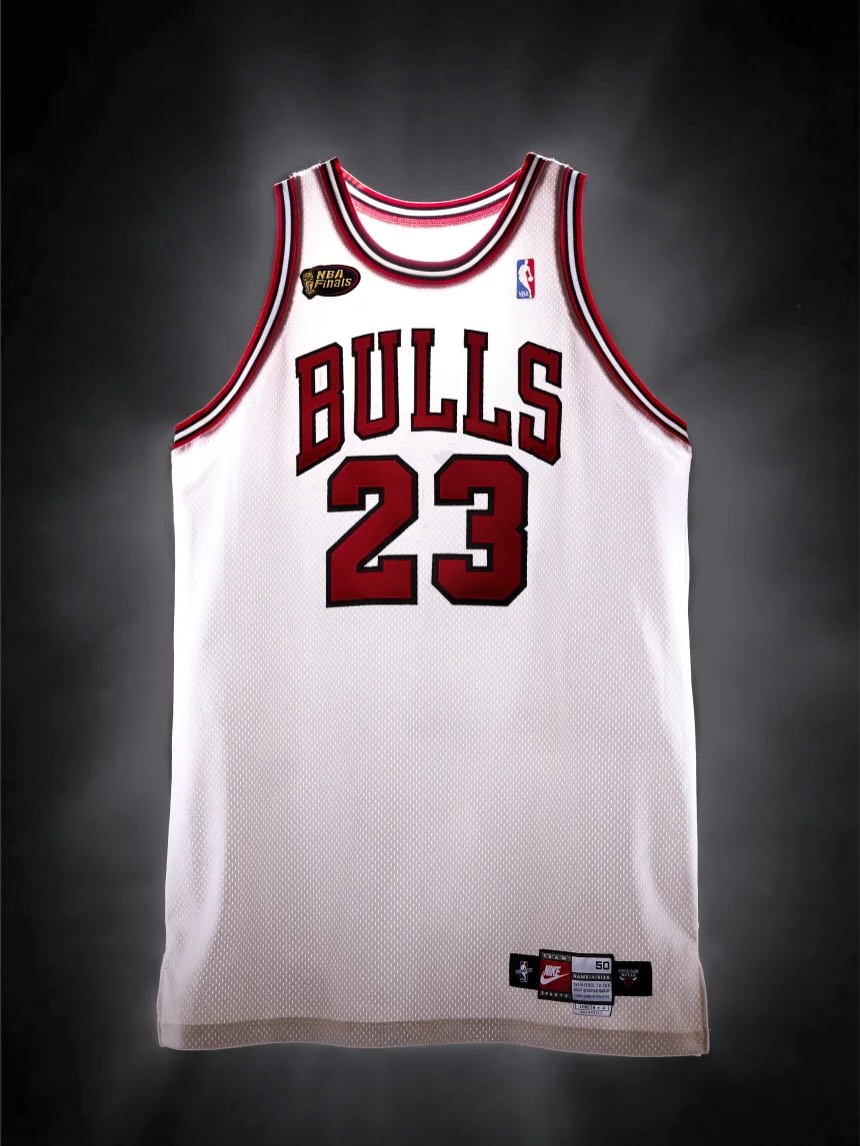 1998 NBA finals Michael Jordan jersey to be auctioned