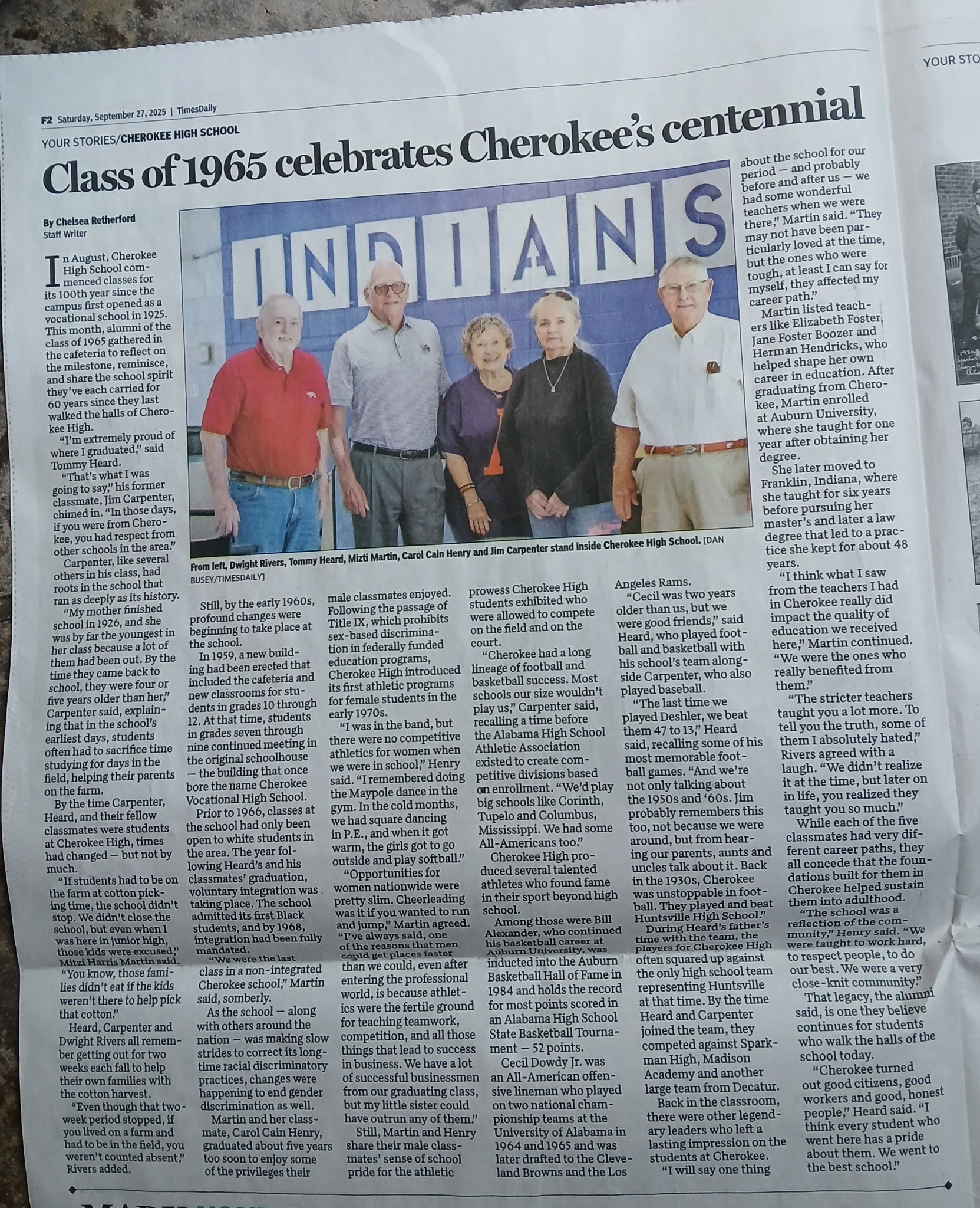 CherokeeTales | CHEROKEE HIGH SCHOOL celebrates 100 years | Facebook