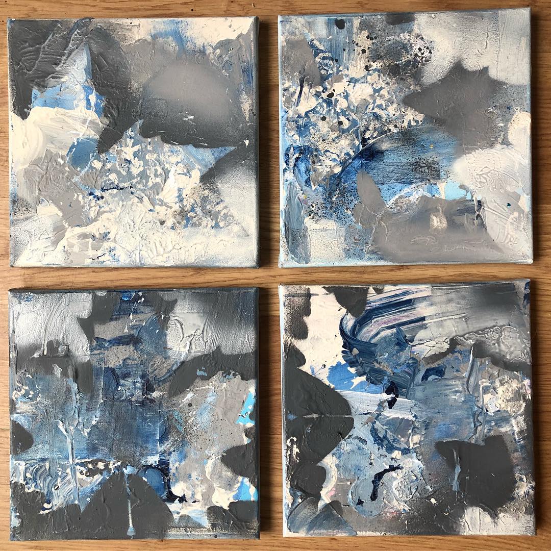 Kate - 💙💙💙💙 . . . #setof4 #personalisedgifts #greyinterior # ...