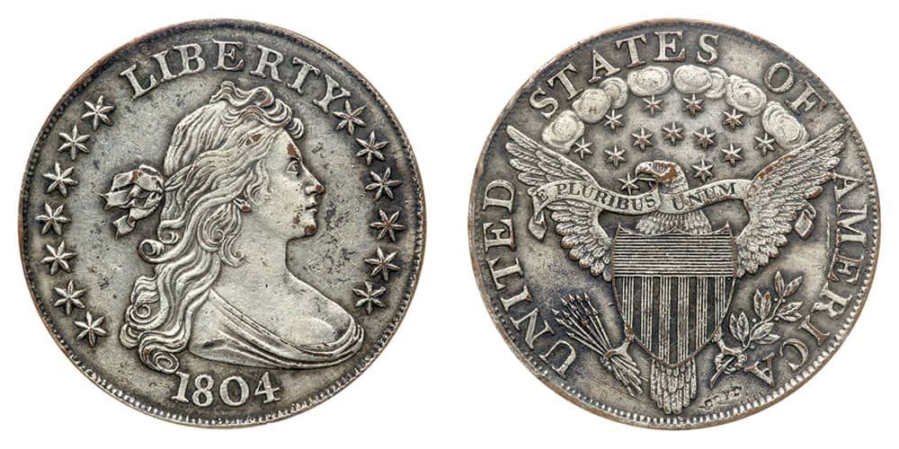 The 1804 Unisex Collectible Coin is a remarkable piece treasured
