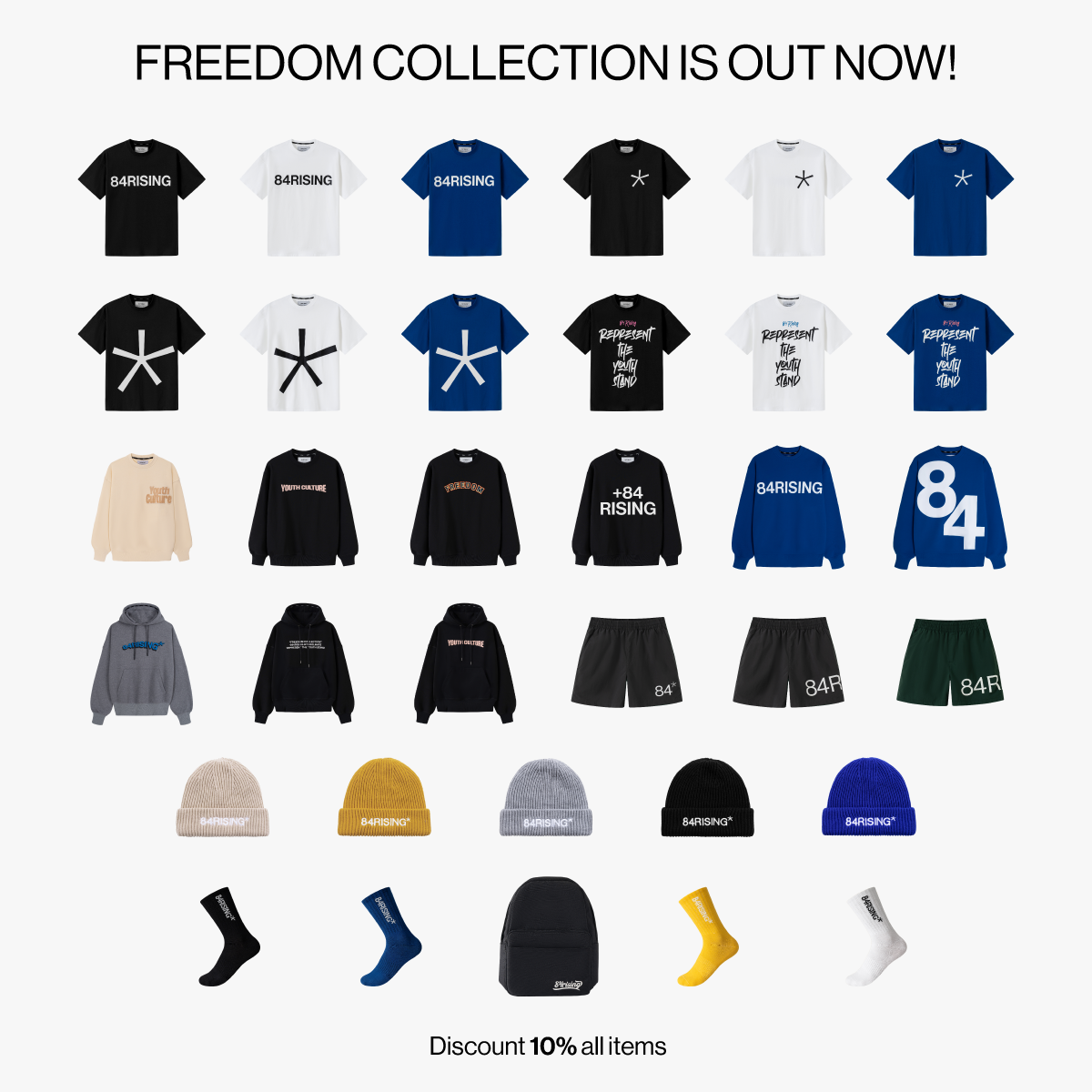 84RISING by Coolmate - +++Freedom Collection Is Out Now! 84RISING ...