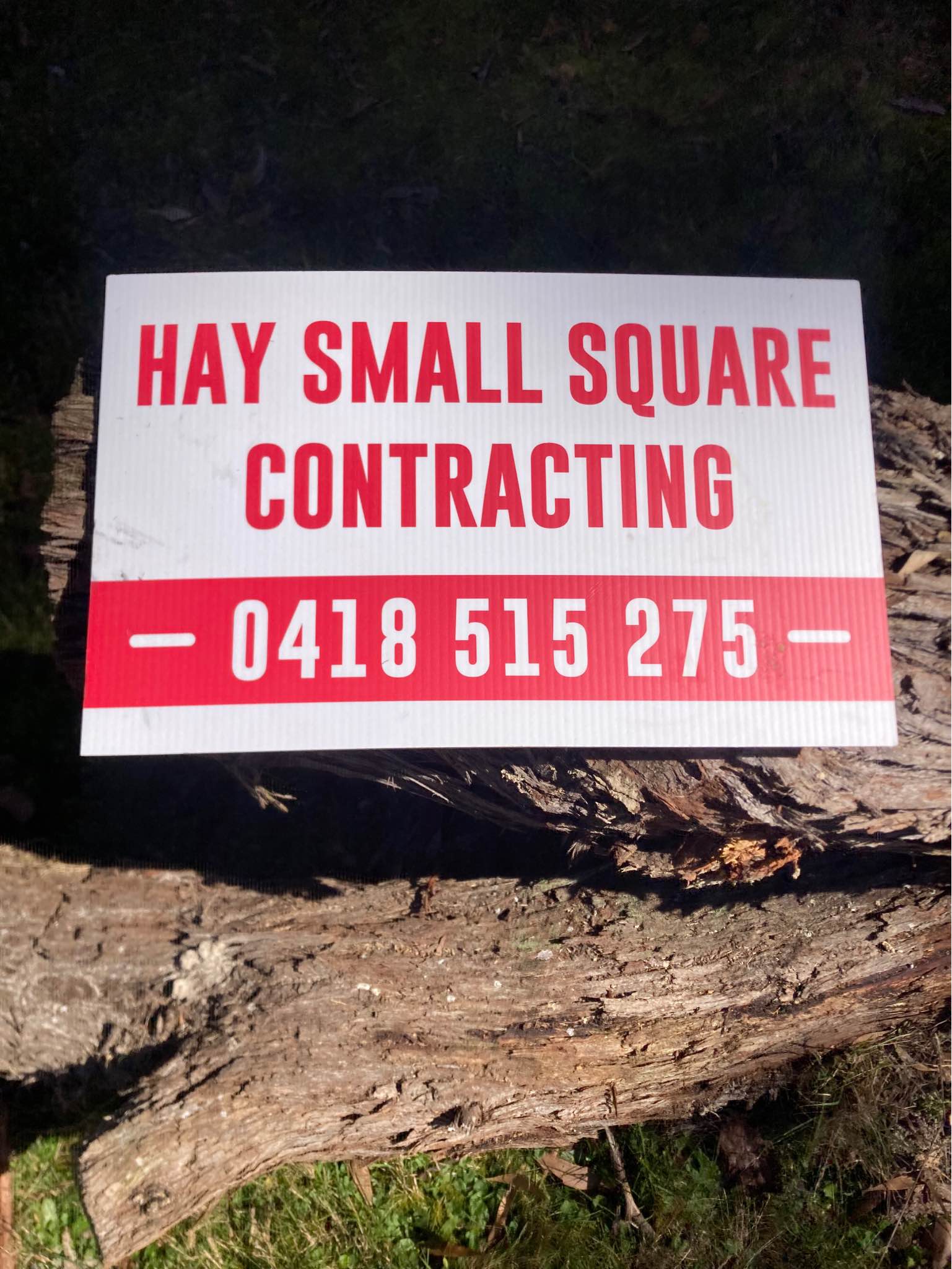 Hay small square contractor