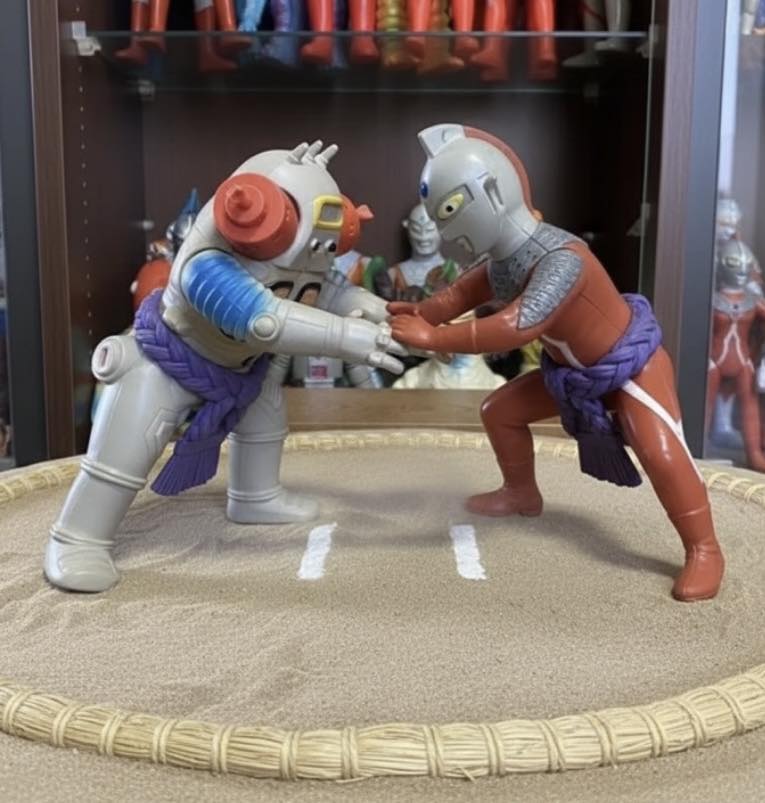 ブルマァク #キングジョー #マルザン #ウルトラセブン 【相撲なら負け