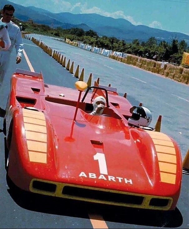 grandprix #Mugello 1970 - #Abarth 2000SP - Arturo #Merzario