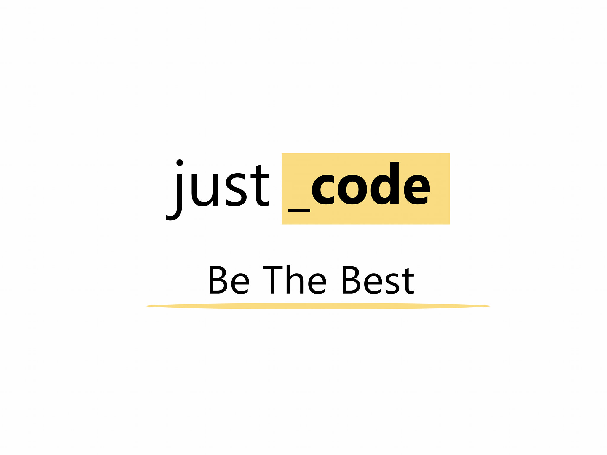 Just Code