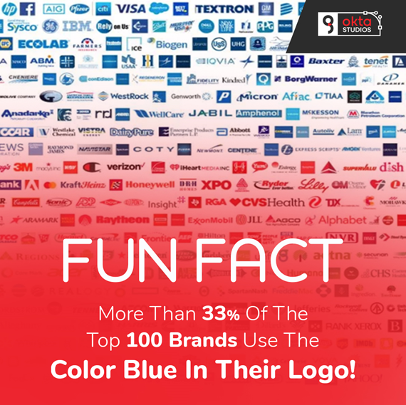 Okta Studios - Fun fact! Blue is the most preferred color...