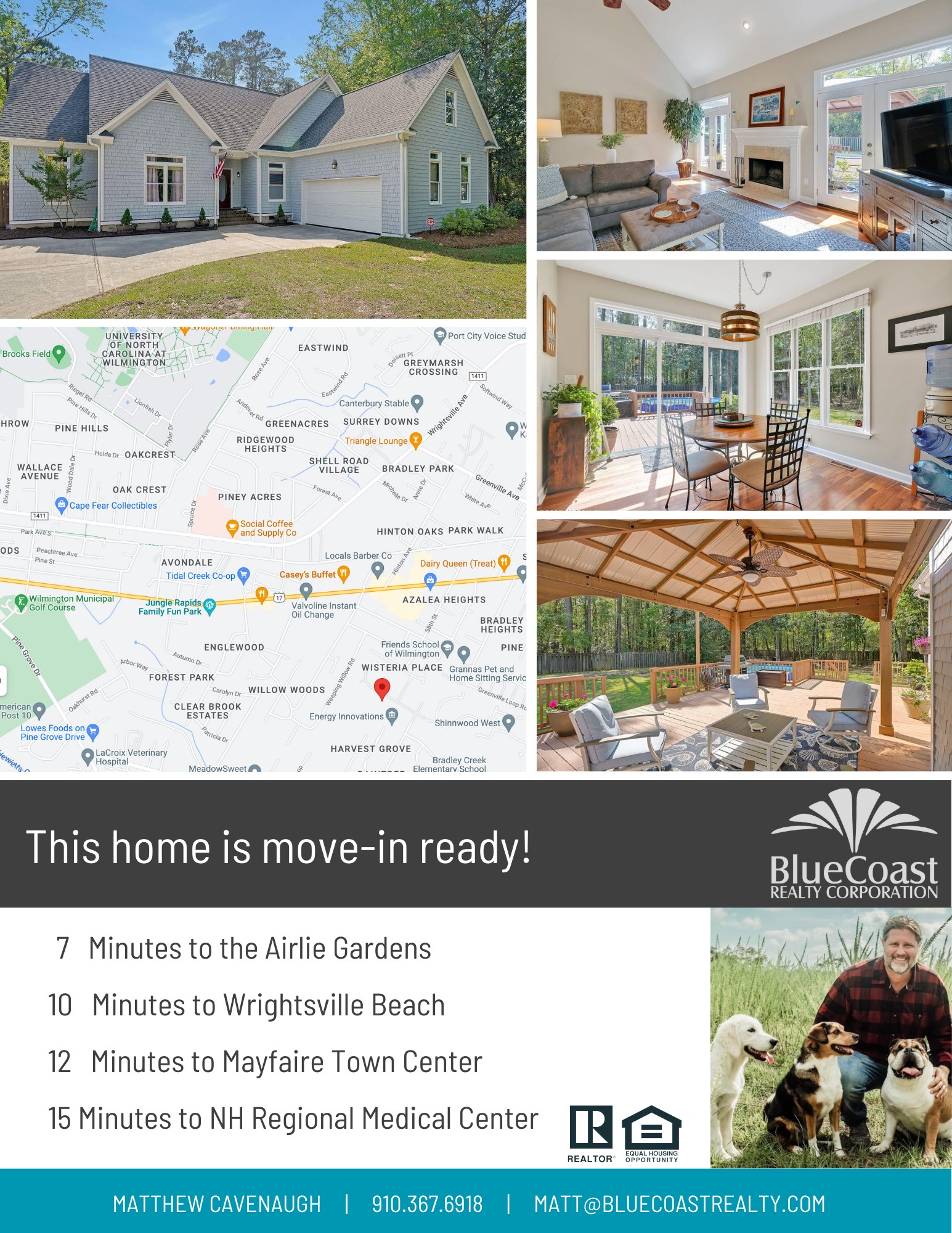 Matt Cavenaugh Broker/Realtor BlueCoast Realty Agent