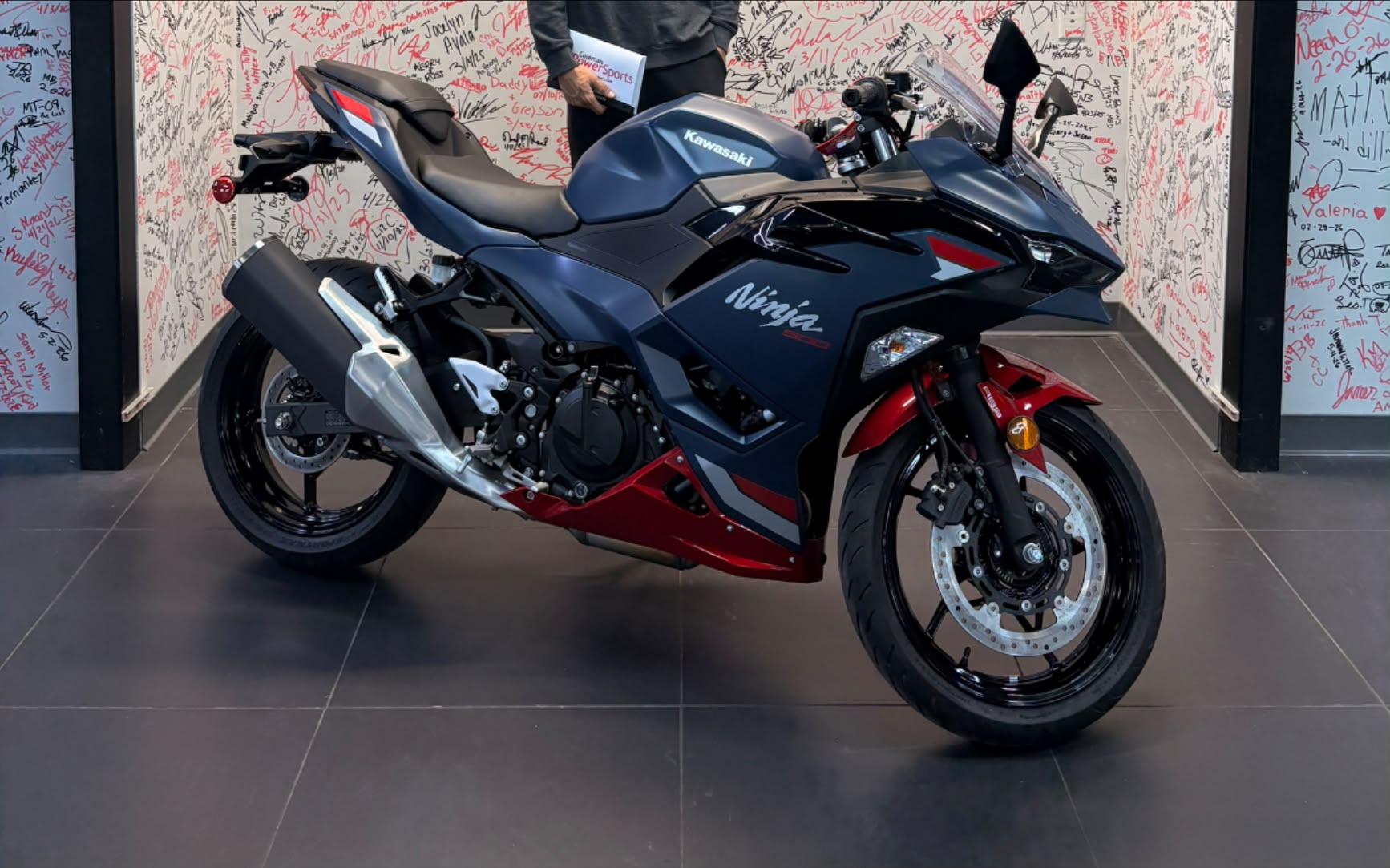 New Kawasaki Ninja 500 owner taking MSF course