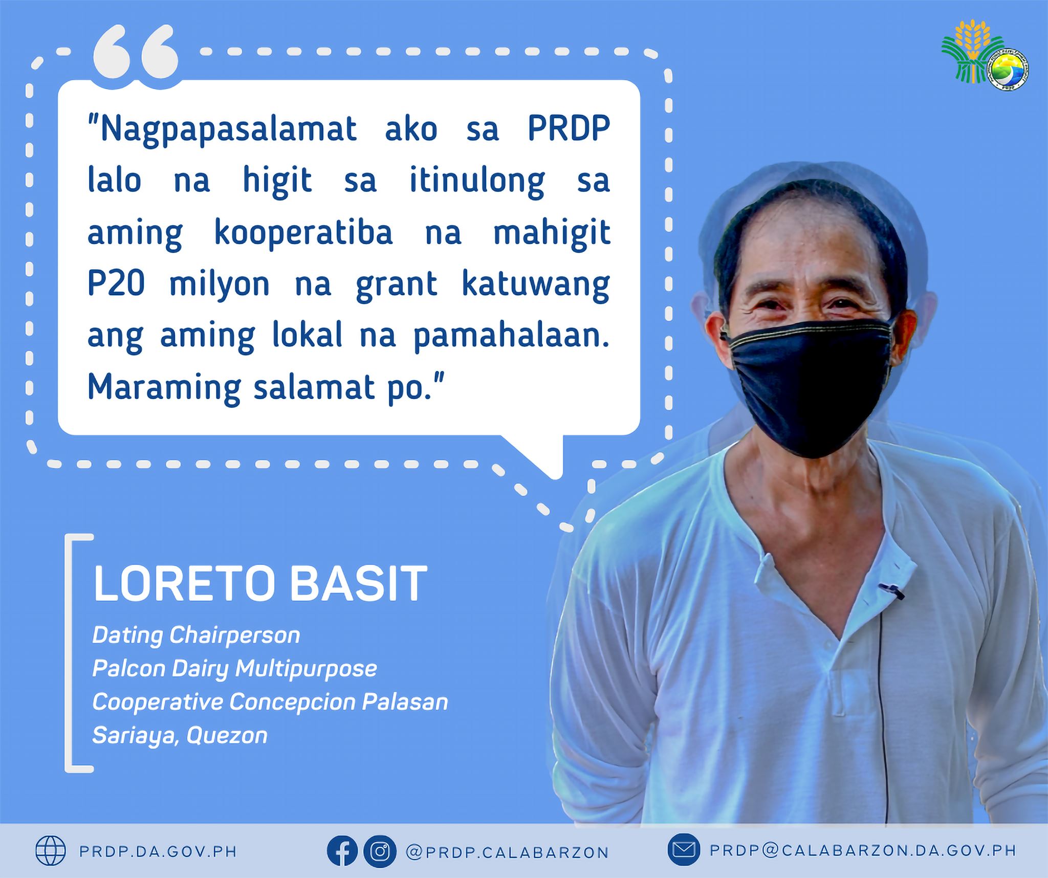 TINGNAN: Laki ang tuwa ni Dating Chairperson Loreto Basit ng Palcon ...