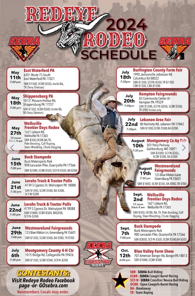 Shippensburg Rodeo Presented By Redeye Rodeo