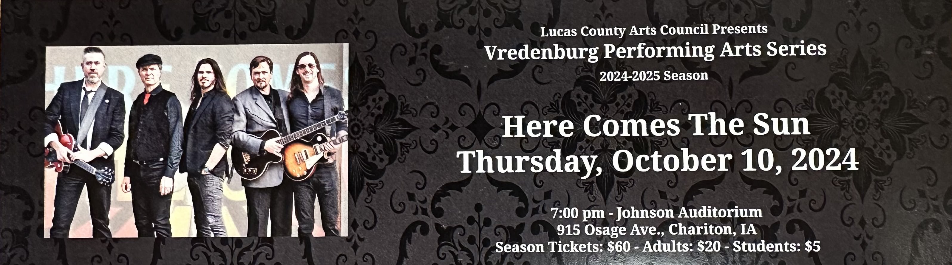 Vredenburg Performing Arts Series Presents: Here Comes the Sun ...