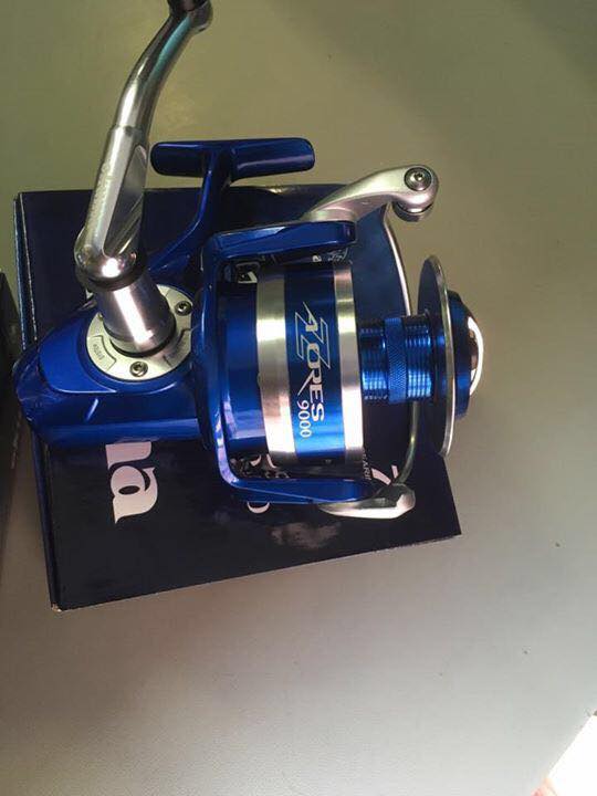 okuma azores spinning reel 5500 Blue Saltwater Reels Okuma Azores Blue Saltwater Spinning