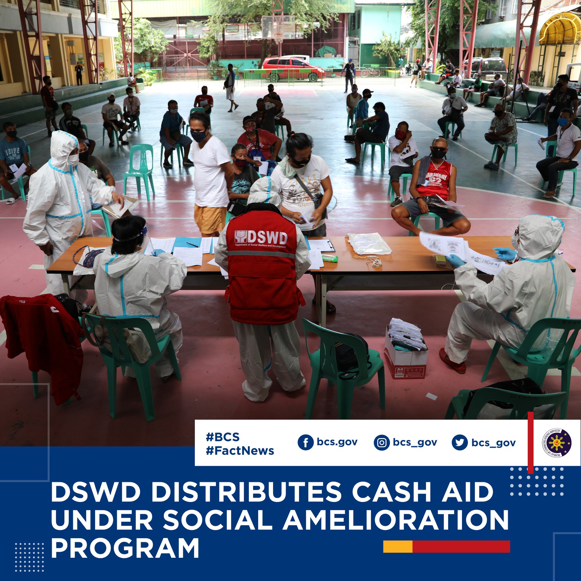 DSWD DISTRIBUTES CASH... - Bureau of Communications Services | Facebook