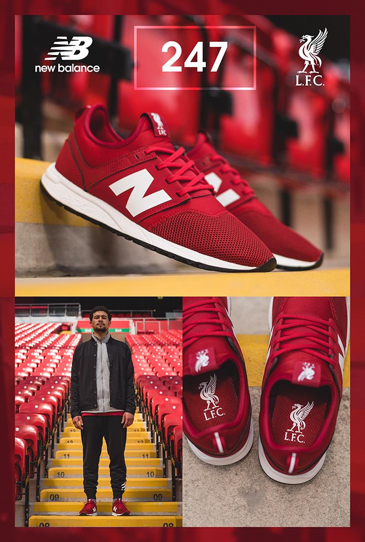 Declare your passion for the Reds. Get the New Balance x Liverpool