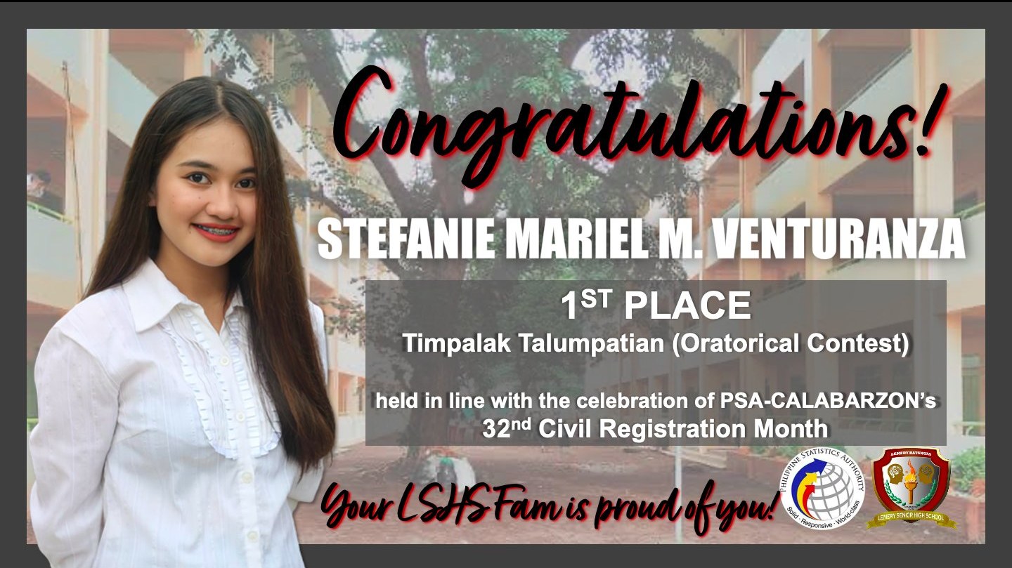 Co... - Lemery Senior High School - Supreme Student Government