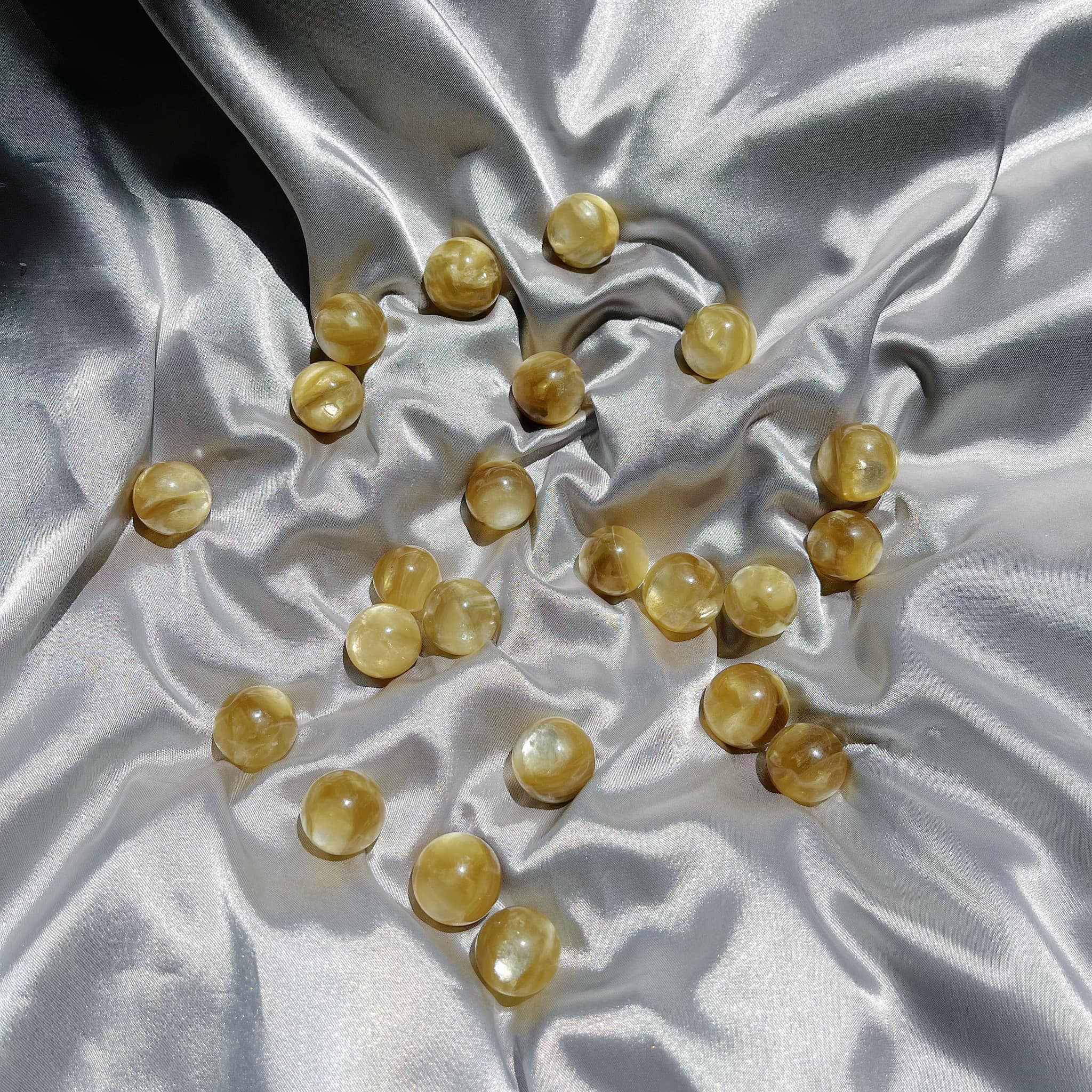 Golden mica mini spheres... - Runyang-crystal wholesale | Facebook