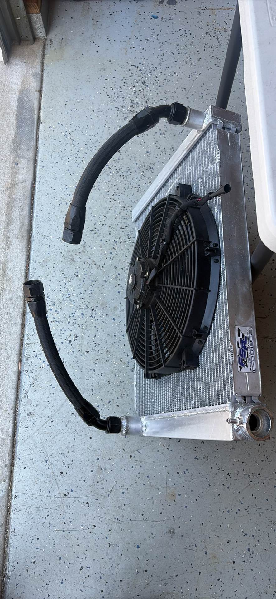 FSR aluminum radiator and fan. GM A-body w/ BBC - Fans - Columbia ...