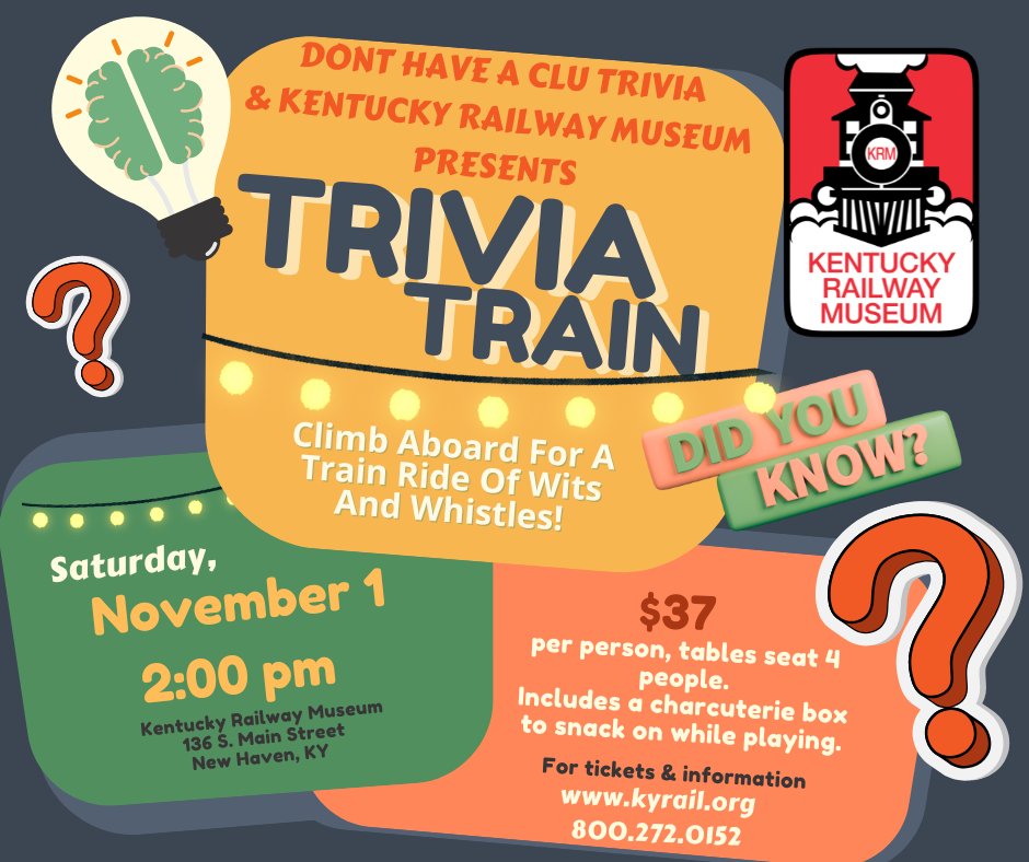 Trivia on the Train with Don't Have a Clu Trivia!