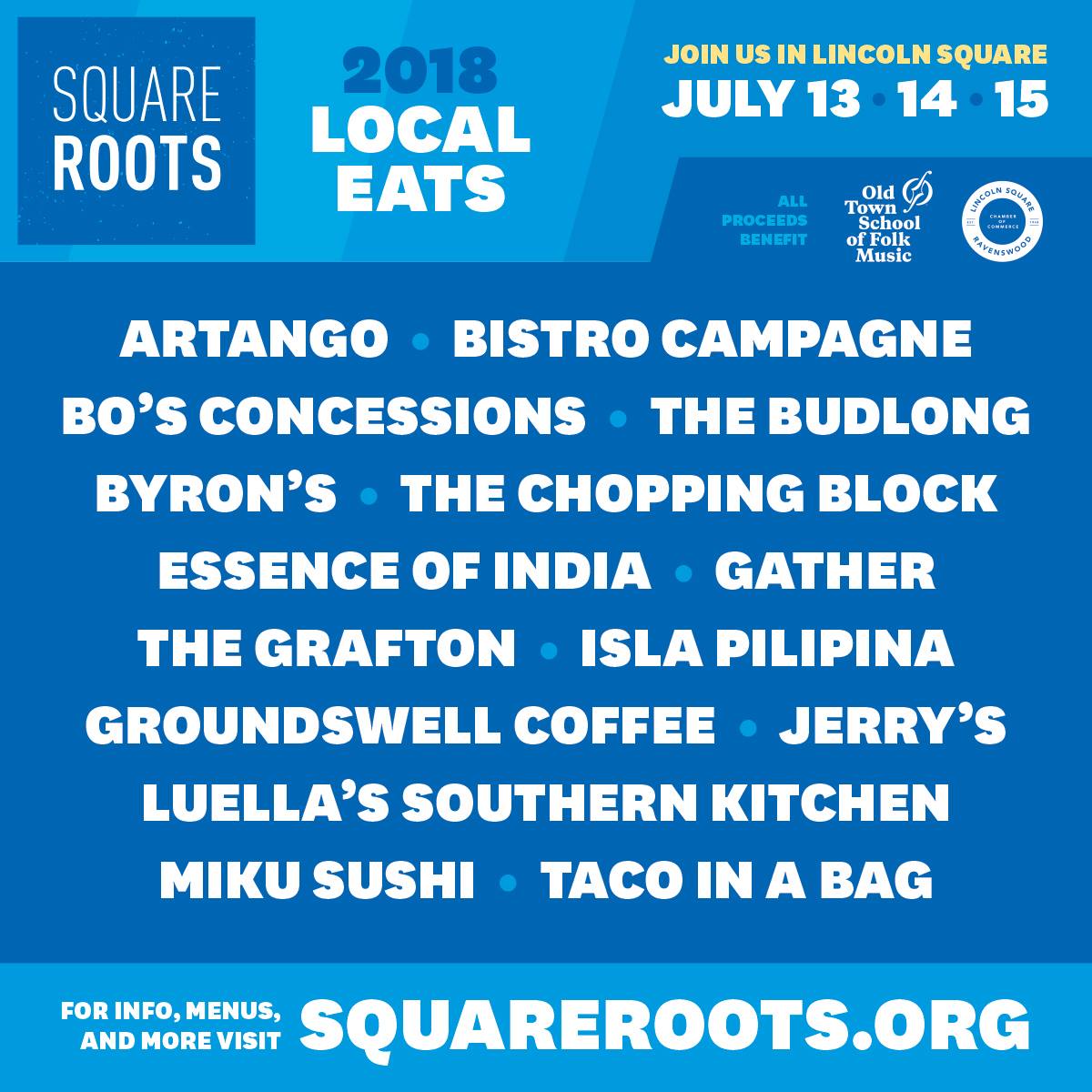 Who's hungry!? We're delighted to... - Square Roots Chicago