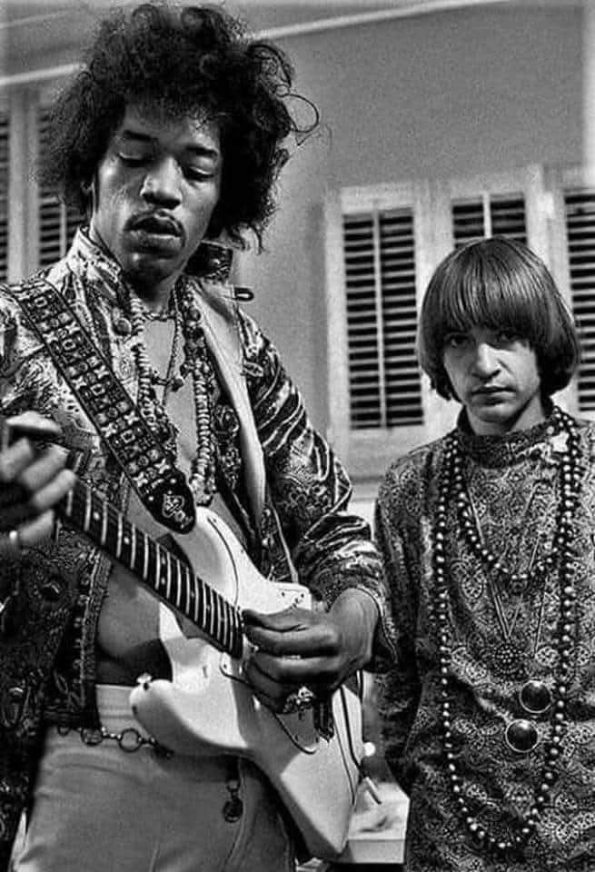 Jimi & Rodney Bingenheimer the famous D.J