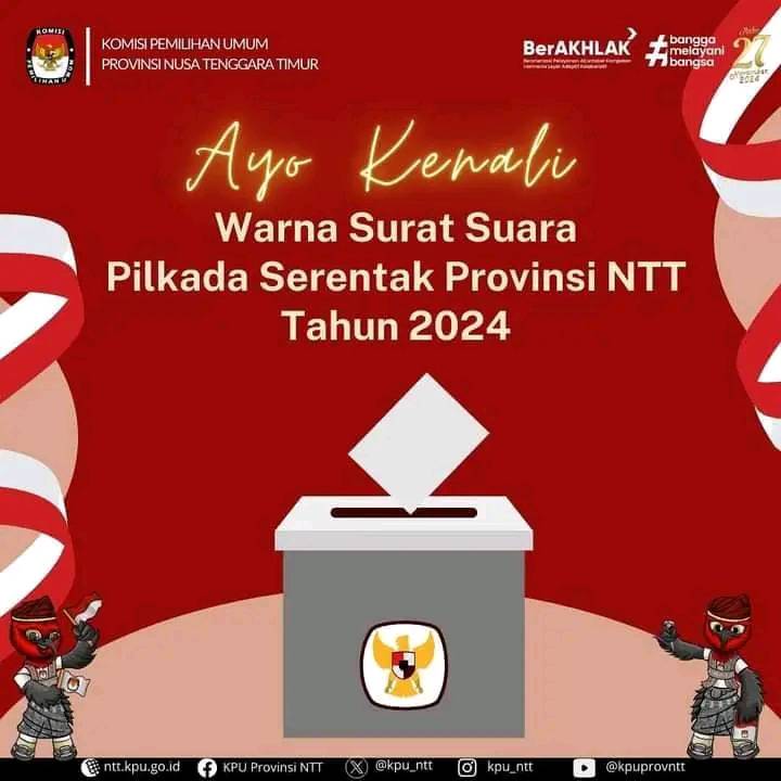 PPS DESA KOTABES | Yuk kenali warna surat suara dalam pikda serentak ...