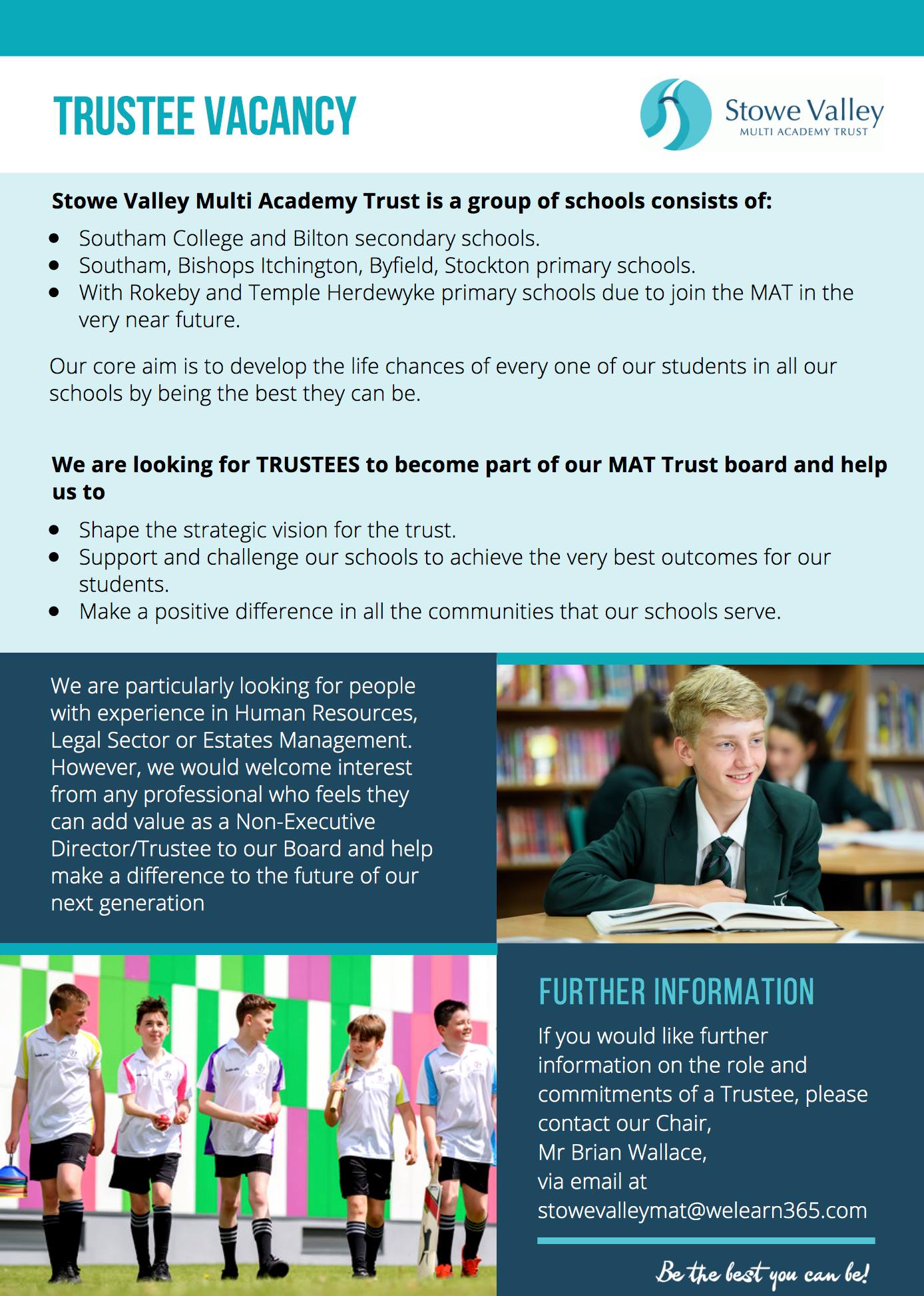 Southam College Trustee Vacancy We Are Looking For - 