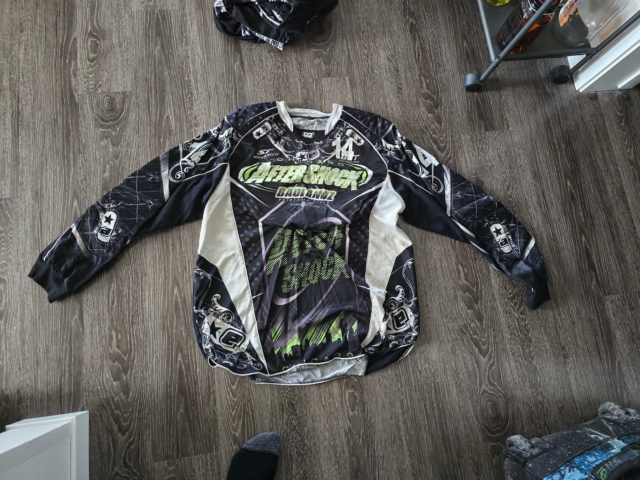 Greg Siewers Chicago Aftershock jersey used by the man himself XL 