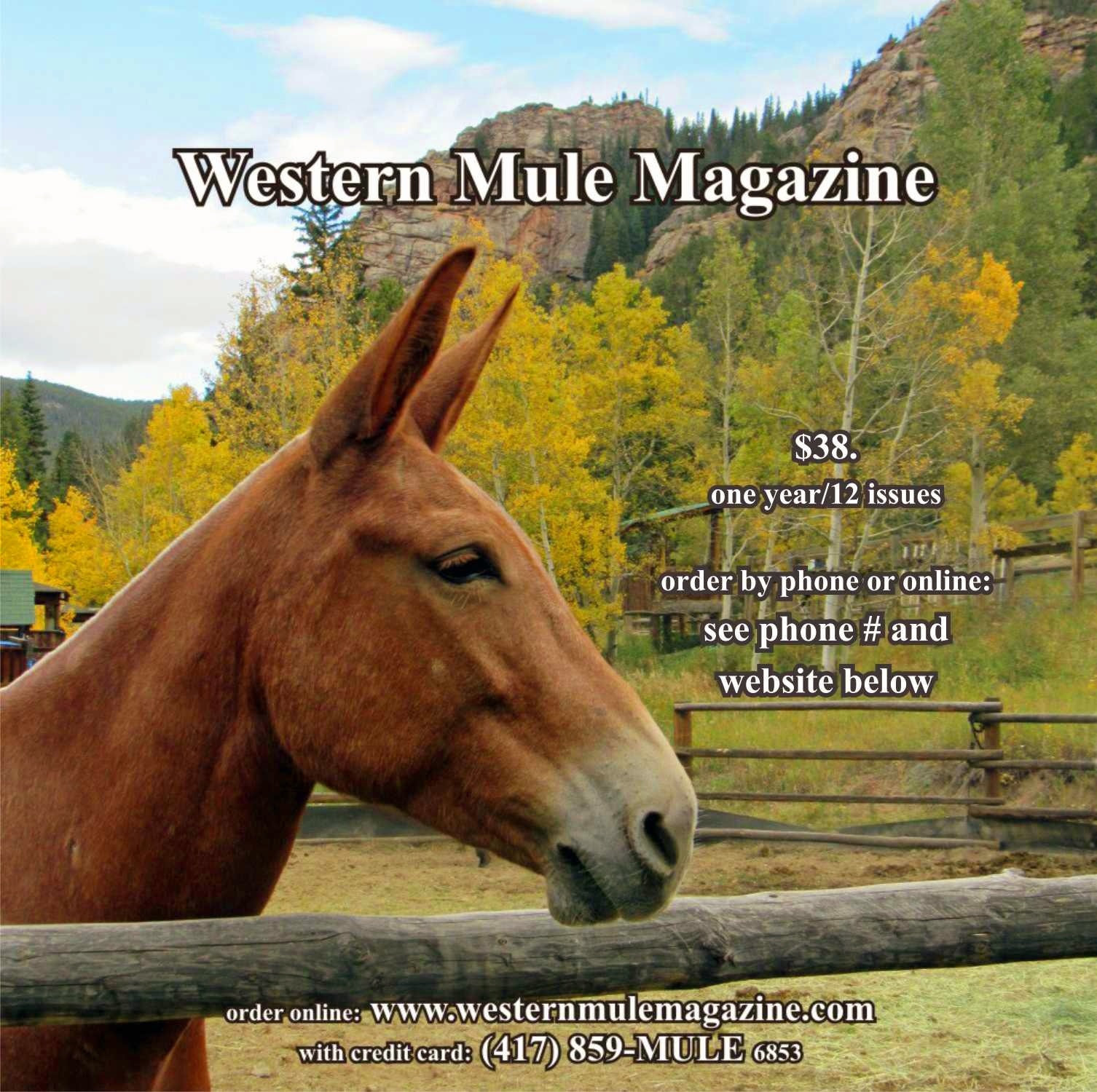 Western - The More You Know About Them Mules The More You'll Love'em ...