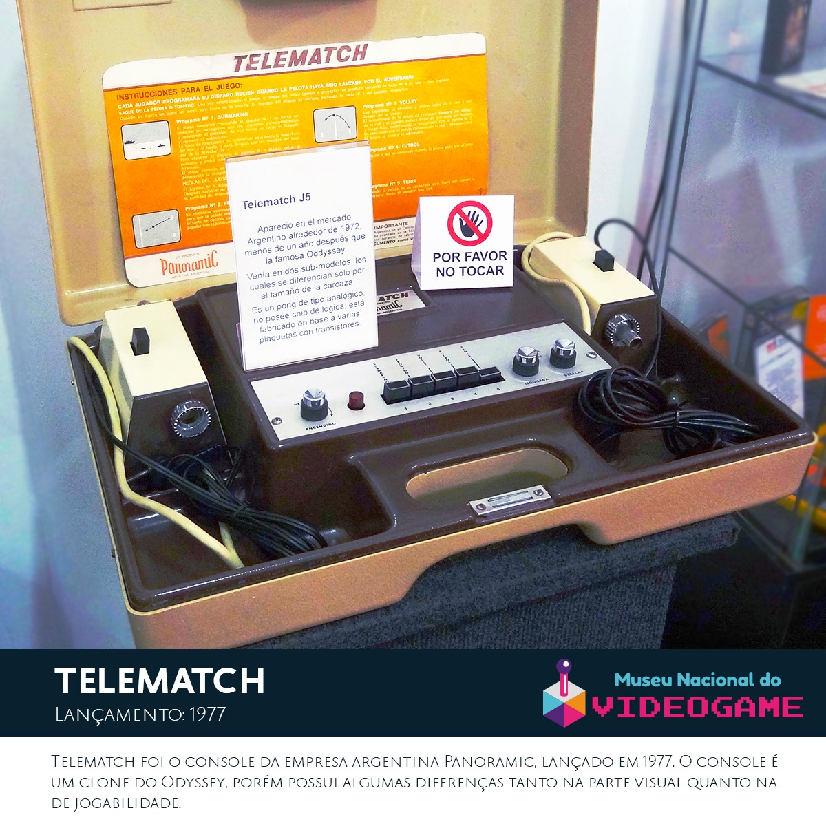 Conheça o Telematch. 🕹️ Ele... - Museu Nacional do Videogame