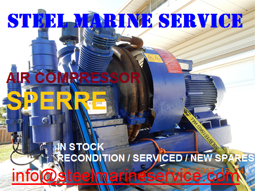 Air Compressor Sperre Spare Parts by Steel Marine Service