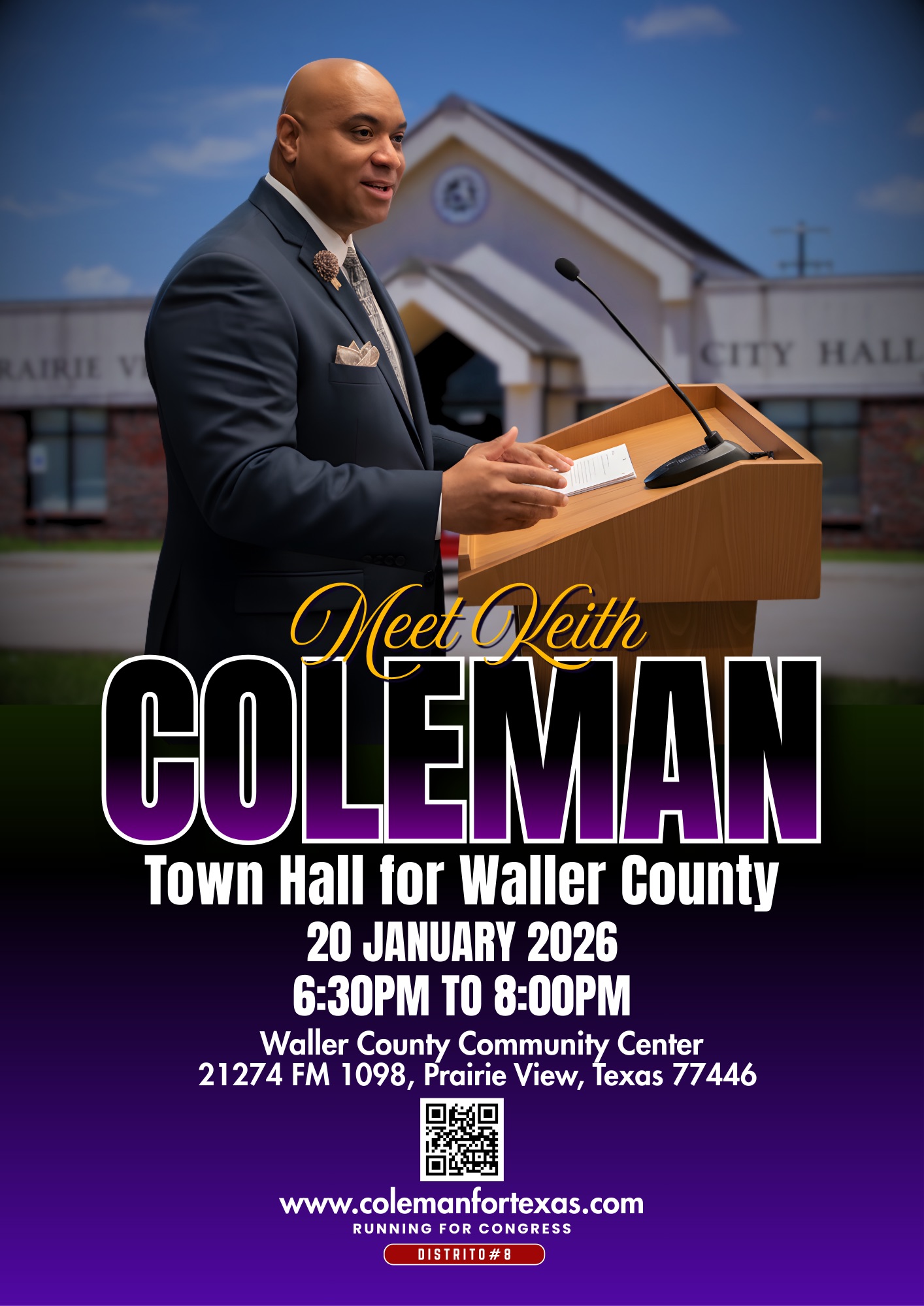 Keith Coleman Town Hall - Waller County