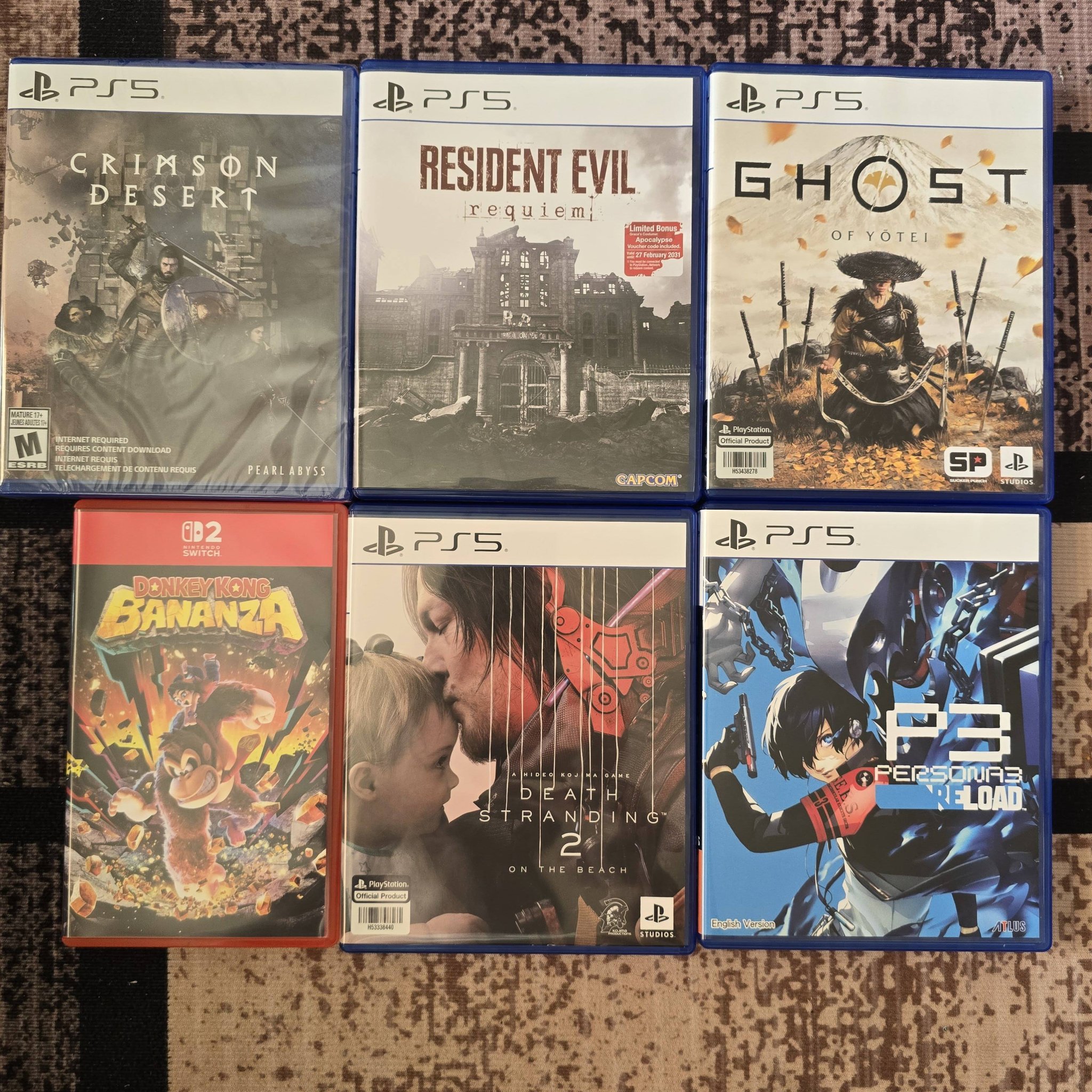 Admin please Crimson desert(New) - sold RE:Requiem - sold GOY(JPN